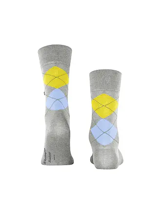 BURLINGTON | Chaussettes homme 40-46 MANCHESTER marine | hellgrau